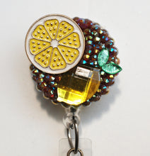 Load image into Gallery viewer, When Life Gives You Lemons Retractable ID Badge Reel
