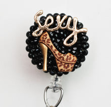 Load image into Gallery viewer, Sexy Heels Retractable ID Badge Reel