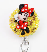 Load image into Gallery viewer, Sweet Minnie Mouse Retractable ID Badge Reel