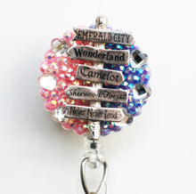 Load image into Gallery viewer, Take Me To Wonderland Retractable ID Badge Reel