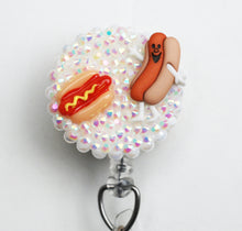 Load image into Gallery viewer, Hot Diggity Dogs Retractable ID Badge Reel