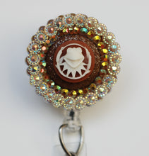 Load image into Gallery viewer, Kemit The Frog Cameo Retractable ID Badge Reel