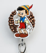 Load image into Gallery viewer, Pinocchio Retractable ID Badge Reel