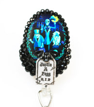 Load image into Gallery viewer, Disney's Haunted Mansion Hitch Hikers Retractable ID Badge Reel