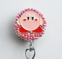 Load image into Gallery viewer, It's Kirby Retractable ID Badge Reel
