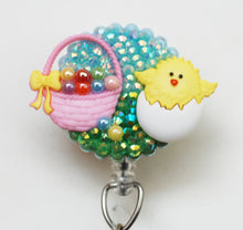 Load image into Gallery viewer, Easter Chick Retractable ID Badge Reel