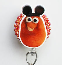 Load image into Gallery viewer, Mickey Mouse Ears Mc Nugget Retractable ID Badge Reel