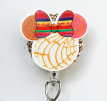 Load image into Gallery viewer, Minnie Mouse Concha Retractable ID Badge Reel