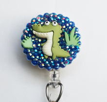 Load image into Gallery viewer, Swamp Gator Retractable ID Badge Reel