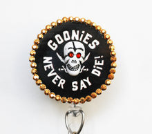 Load image into Gallery viewer, Goonies Never Say Die Retractable ID Badge Reel
