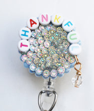 Load image into Gallery viewer, Thankful Retractable ID Badge Reel