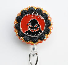 Load image into Gallery viewer, Oogie Boogie Halloween Ready Retractable ID Badge Reel