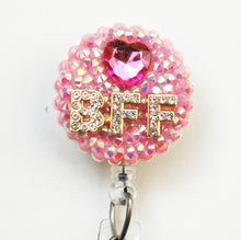 Load image into Gallery viewer, BFF Retractable ID Badge Reel