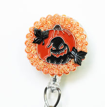 Load image into Gallery viewer, Oogie Boogie Is Fall Ready Retractable ID Badge Reel