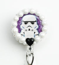 Load image into Gallery viewer, Star Wars Love For A Storm Trooper Retractable ID Badge Reel