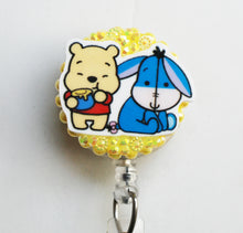 Load image into Gallery viewer, Winnie The Pooh And Eeyore Too Retractable ID Badge Reel
