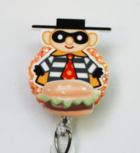 Load image into Gallery viewer, Mc Donald's Hamburglar Retractable ID Badge Reel