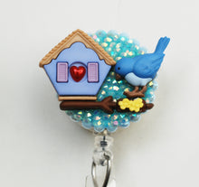 Load image into Gallery viewer, Blue Bird Retractable ID Badge Reel
