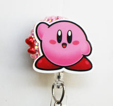 Load image into Gallery viewer, It's Kirby Retractable ID Badge Reel