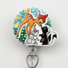 Load image into Gallery viewer, Disney's Bambi And Friends Retractable ID Badge Reel