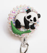 Load image into Gallery viewer, Panda Stroll Retractable ID Badge Reel