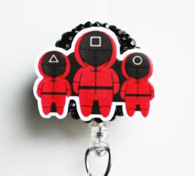 Load image into Gallery viewer, Squid Games OJM Workers Retractable ID Badge Reel