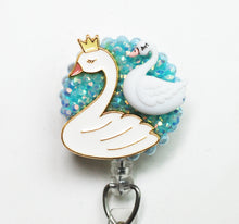Load image into Gallery viewer, Swan Lake Retractable ID Badge Reel