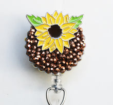 Load image into Gallery viewer, Just A Sunflower Retractable ID Badge Reel
