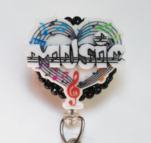 Load image into Gallery viewer, I Got The Music In Me Retractable ID Badge Reel