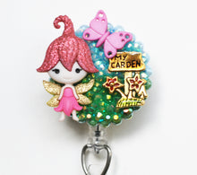 Load image into Gallery viewer, My Fairy Garden Retractable ID Badge Reel