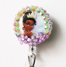 Load image into Gallery viewer, Disney's Princess And The Frog Tiana Retractable ID Badge Reel