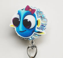 Load image into Gallery viewer, Baby Dory Retractable ID Badge Reel