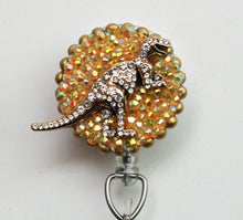 Load image into Gallery viewer, Dazzling Dino Retractable ID Badge Reel
