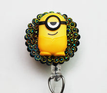 Load image into Gallery viewer, Minion Stuart Retractable ID Badge Reel