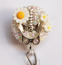 Load image into Gallery viewer, Orthopedic Spinal Beauty On White Retractable ID Badge Reel