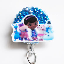 Load image into Gallery viewer, Doc Mc Stuffin's Squad Retractable ID Badge Reel