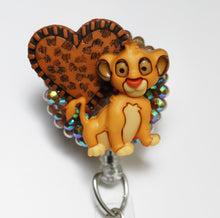 Load image into Gallery viewer, Simba the Lion King Retractable ID Badge Reel