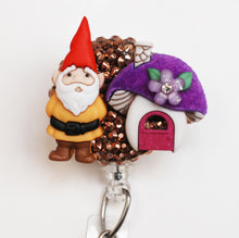 Load image into Gallery viewer, Gnome Man's Home Retractable ID Badge Reel