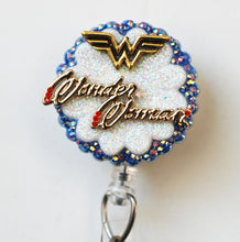 Load image into Gallery viewer, Wonder Woman Forever Retractable ID Badge Reel