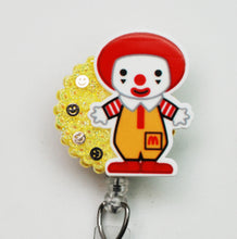 Load image into Gallery viewer, Ronald Mc Donald Retractable ID Badge Reel