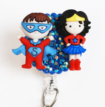 Load image into Gallery viewer, Cosplay Wonder Kids Retractable ID Badge Reel