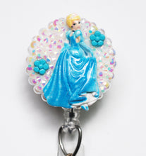 Load image into Gallery viewer, Beautiful Princess Cinderella Retractable ID Badge Reel
