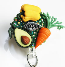 Load image into Gallery viewer, Vegan Retractable ID Badge Reel