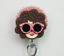 Load image into Gallery viewer, Summer Ready Girl Retractable ID Badge Reel