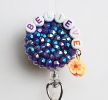 Load image into Gallery viewer, Believe Retractable ID Badge Reel