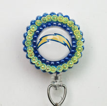 Load image into Gallery viewer, Chargers Retractable ID Badge Reel