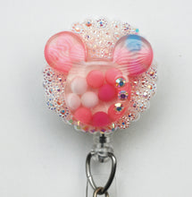 Load image into Gallery viewer, Mickey Mouse Bubble Gum Style Retractable ID Badge Reel