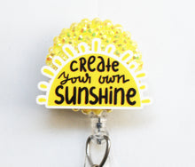 Load image into Gallery viewer, Create Your Own Sunshine Retractable ID Badge Reel