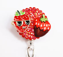 Load image into Gallery viewer, Strawberry Love ID Badge Reel