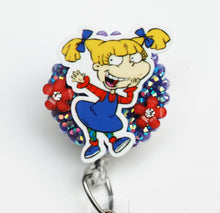 Load image into Gallery viewer, Rugrats Angelica Retractable ID Badge Reel